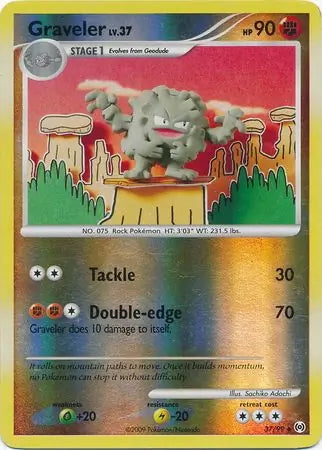 Arceus Set Graveler #37/99 reverse holo